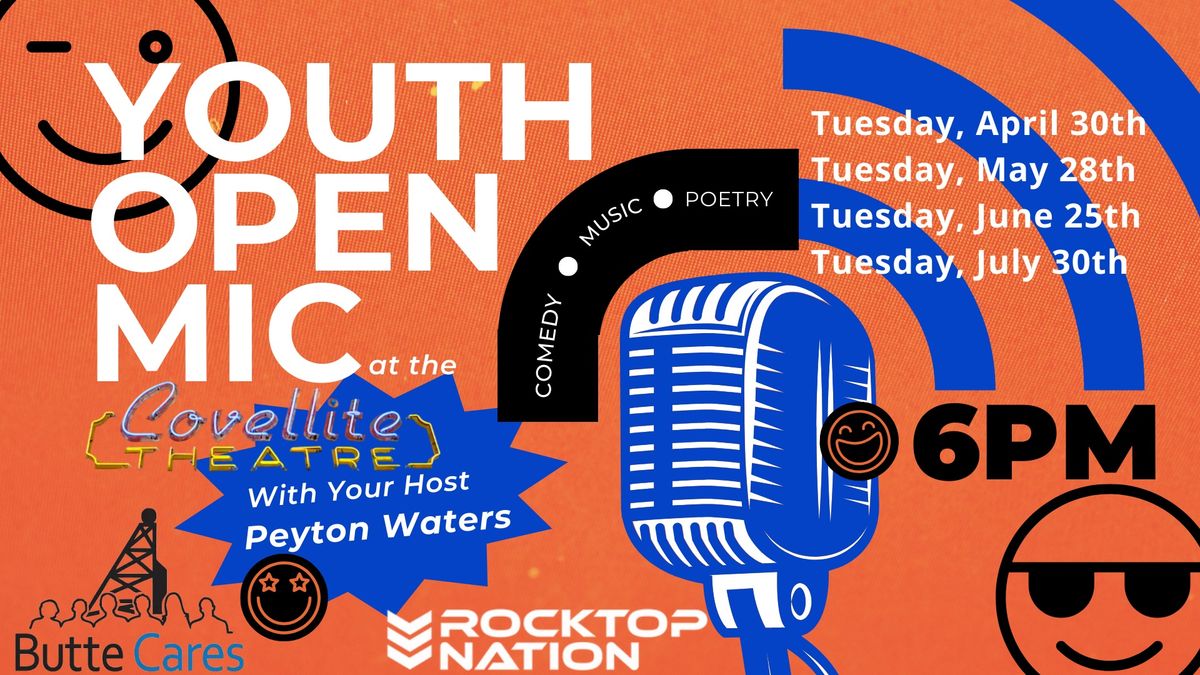 Youth Open Mic w\/ Host Peyton Waters