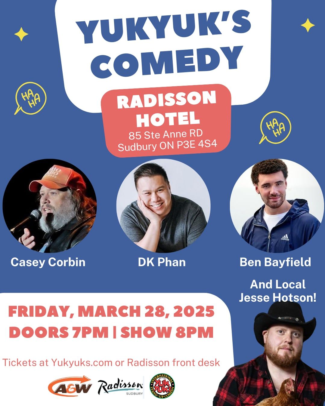 YUK YUK'S SUDBURY COMEDY NIGHT