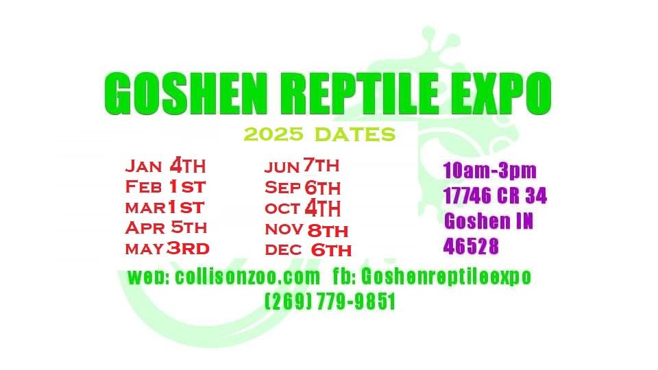 Goshen Reptile and Exotic pet Expo