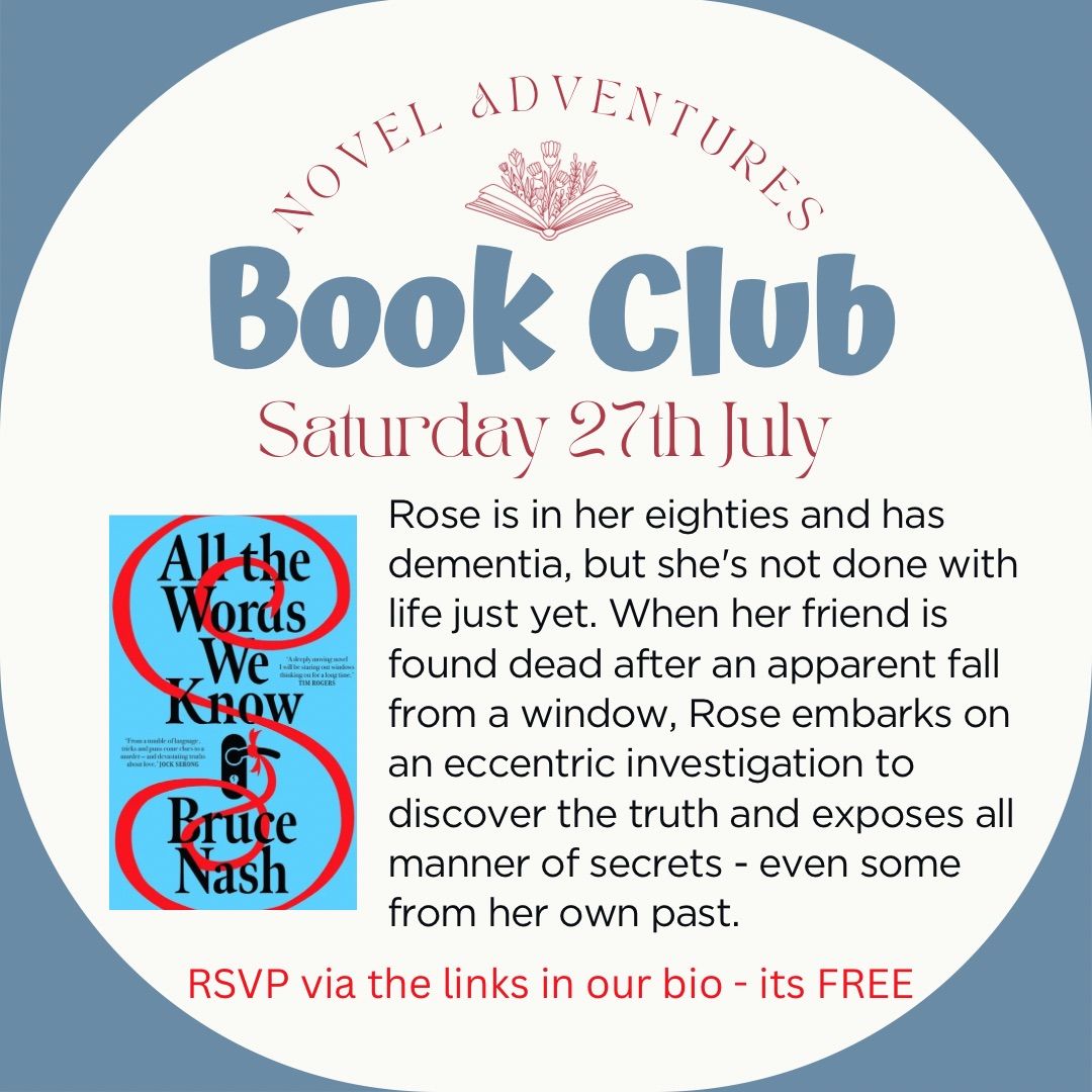 Novel Adventure Book Club - July