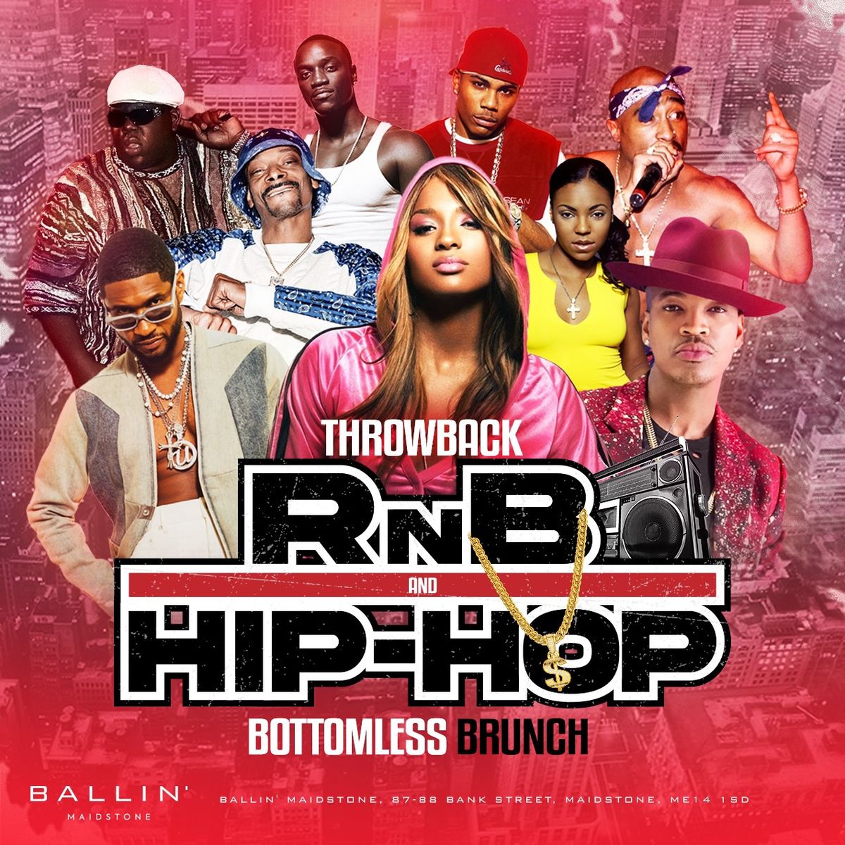 Throwback R&B & Hip Hop Bottomless Brunch 