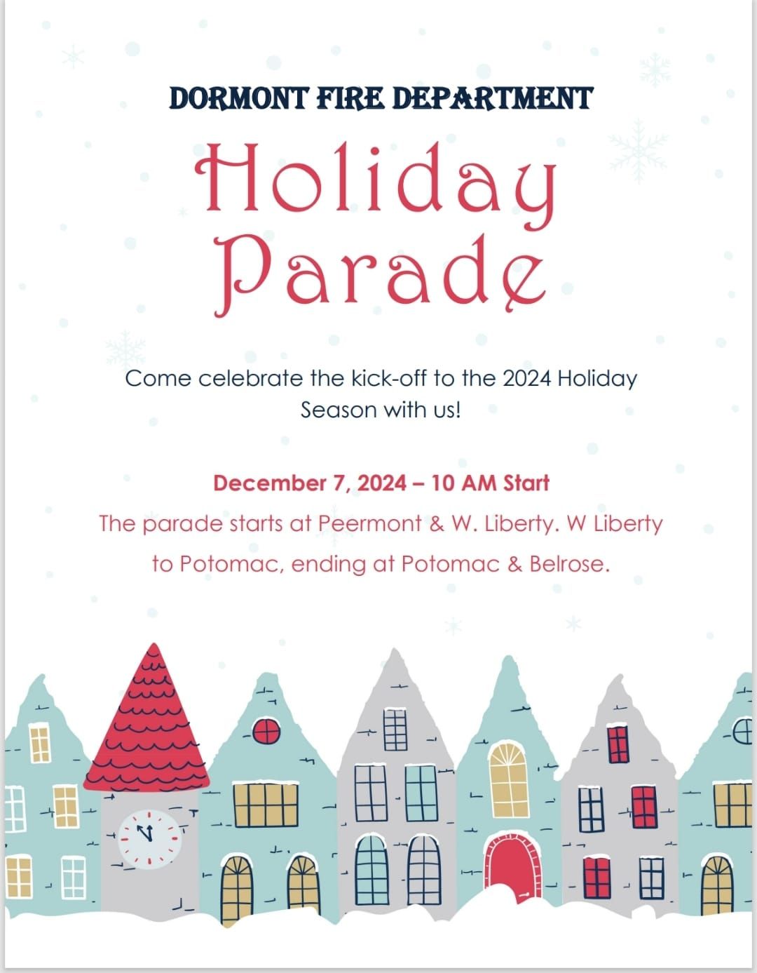 Dormont Fire Department Holiday Parade - 2024