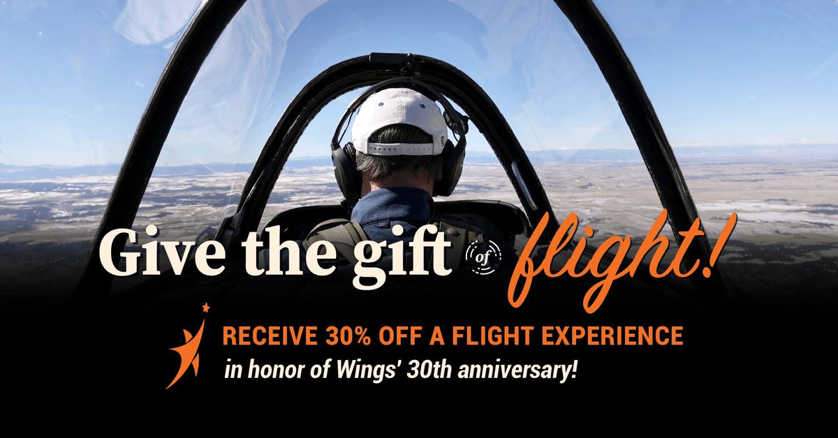 30% Off Flight Experiences