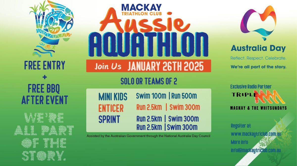 FREE AUS DAY AUSSIE AQUATHLON