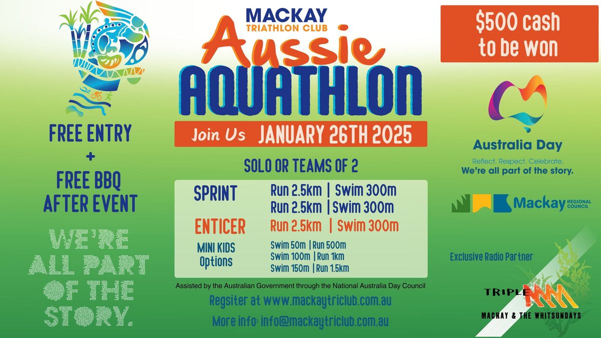 FREE AUS DAY AUSSIE AQUATHLON