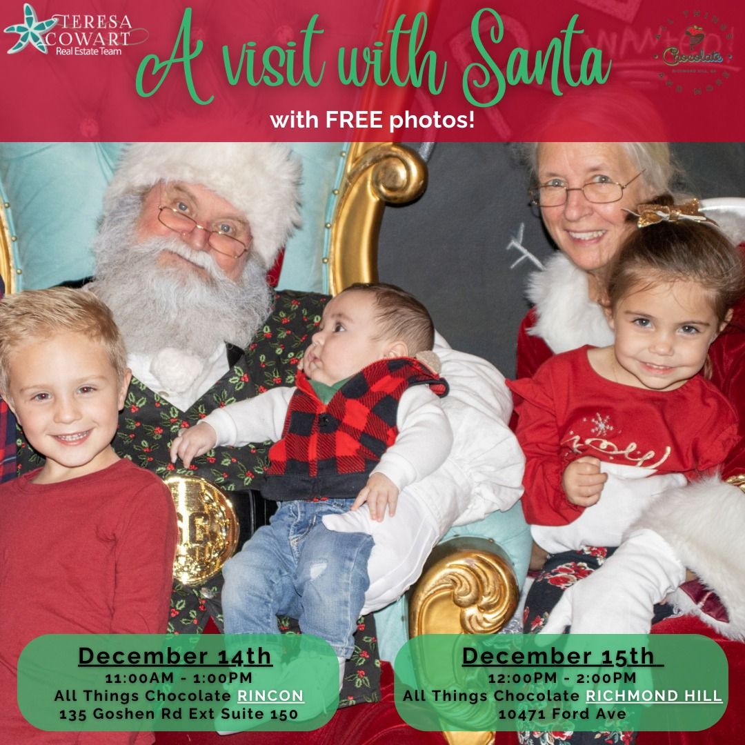 Visit with Santa | All Things Chocolate