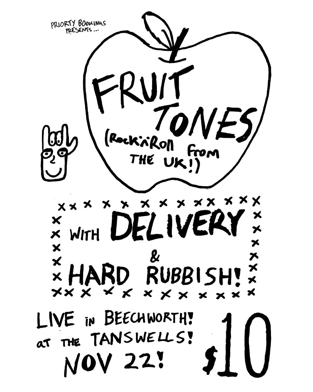 Fruit Tones (UK), Delivery & Hard Rubbish @ Tanswells