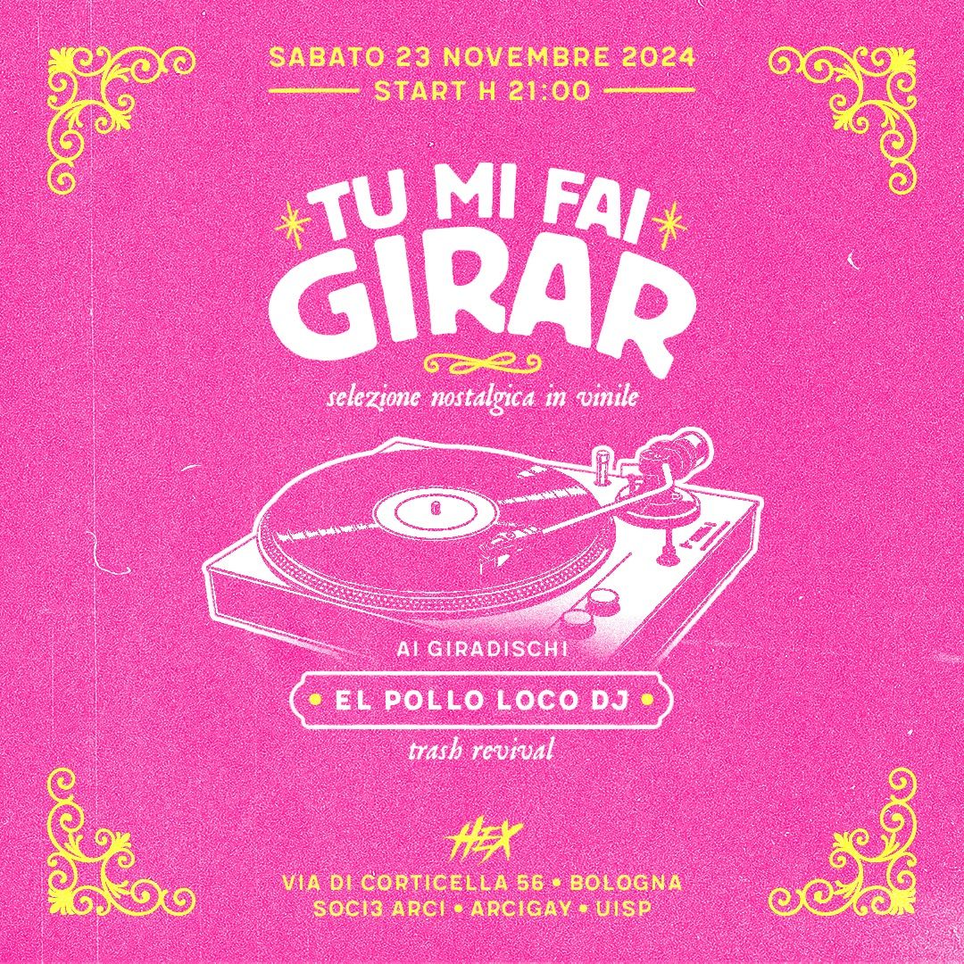 TU MI FAI GIRAR #4 \u2726 Selezione Nostalgica in Vinile con El Pollo Loco DJ