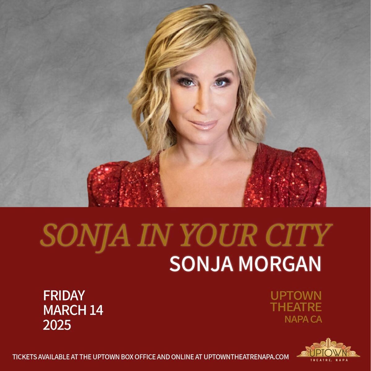 Sonja Morgan at Uptown Theatre Napa