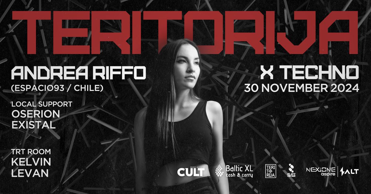 TERITORIJA x TECHNO: Andrea Riffo (Espacio93 \/ Chile)