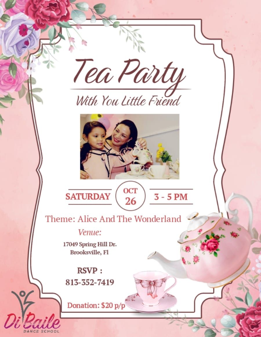 Tea Party with your little Friend 