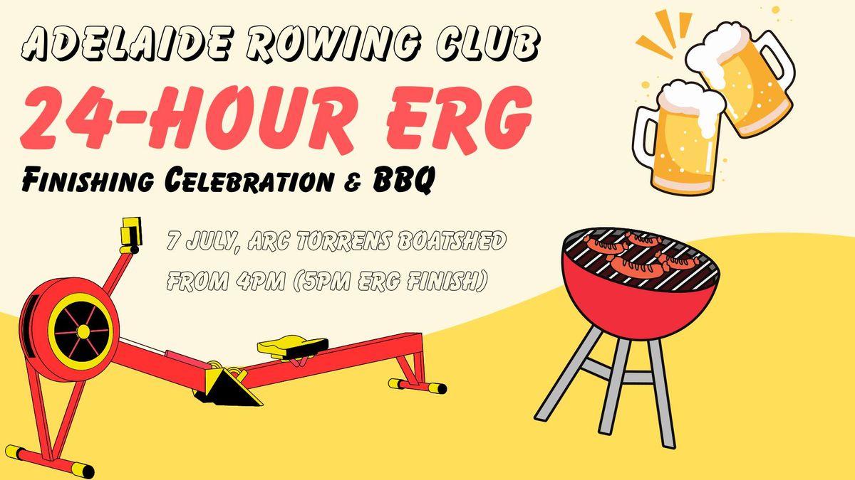 24-Hour Erg Finishing Celebration + BBQ