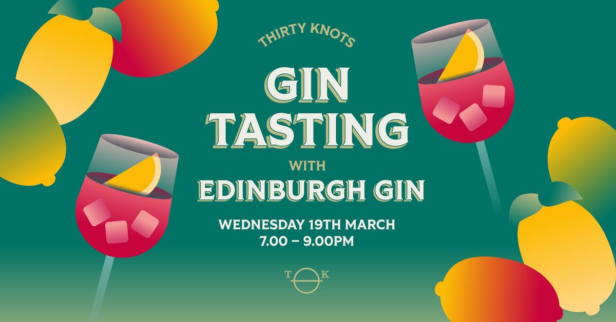 Gin Tasting with Edinburgh Gin