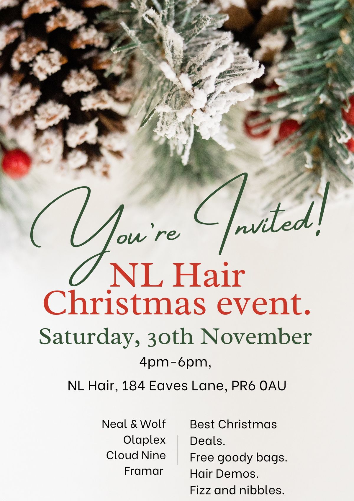 NL Hair Christmas Event 