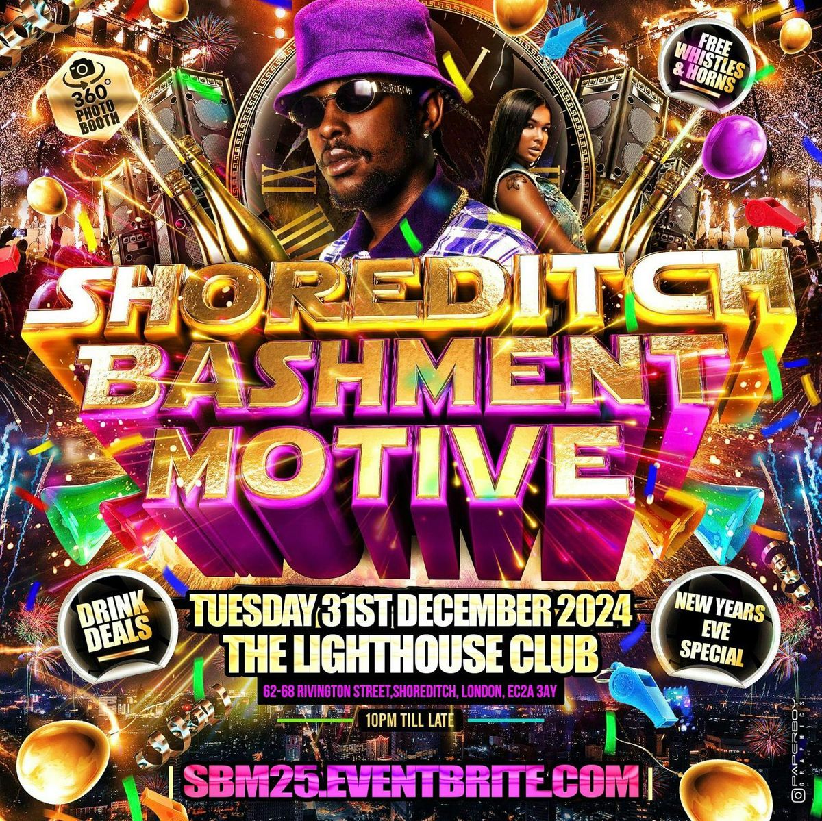 Shoreditch Bashment Motive - New Years Eve Party