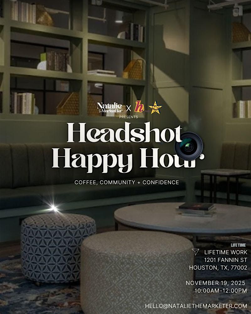 Happy Hour Headshots + Community Meetup