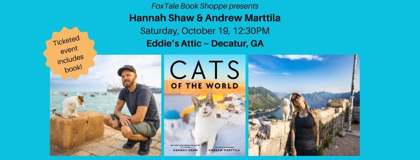 Cats of the World with Hannah Shaw, Andrew Marttila & Tricia Helfer