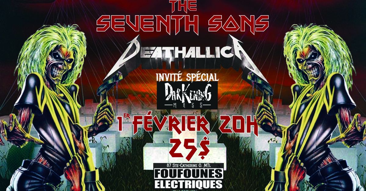 Soir\u00e9e double Hommage \u00e0 Metallica et Iron Maiden