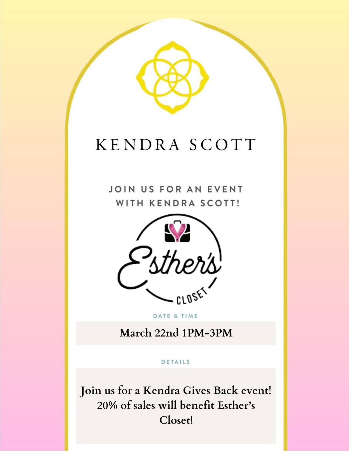 Empowered Connections: Kendra Gives Back for Women's History Month