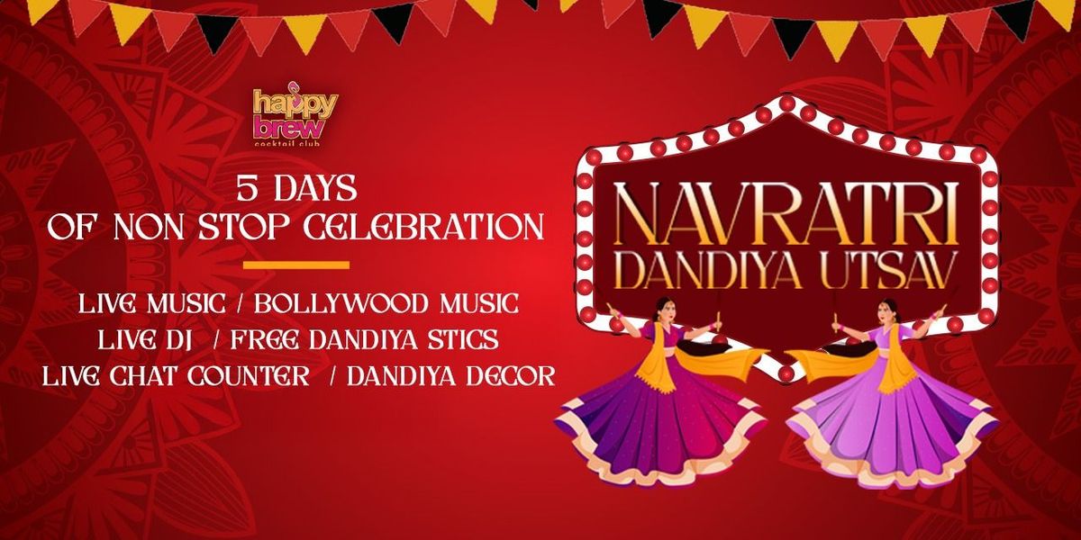 Navratri Dandiya Utsav At Happy Brew
