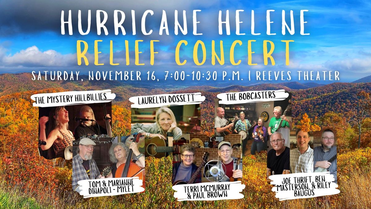 Hurricane Helene Relief Concert