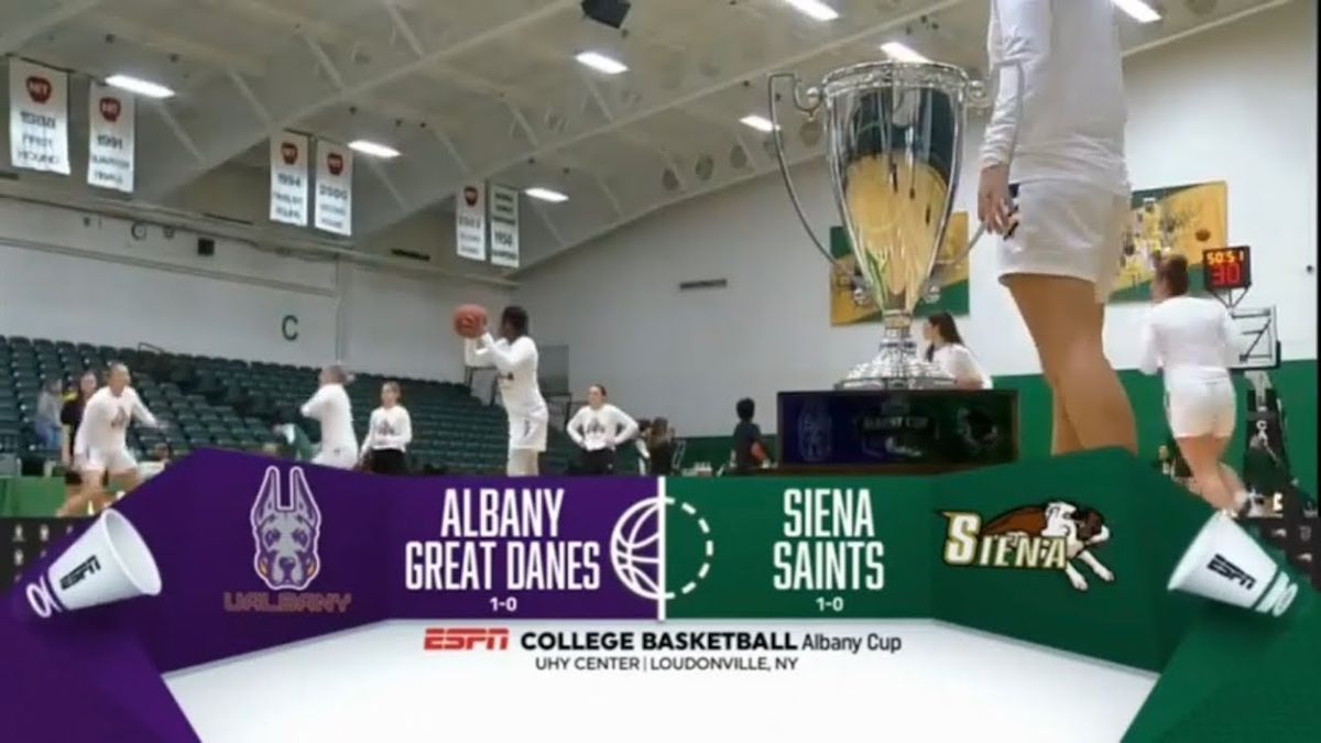 UAlbany Great Danes at Siena Saints Womens Basketball