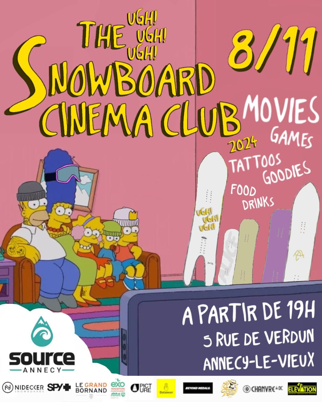 The UghUghUgh Snowboard Cin\u00e9ma Club