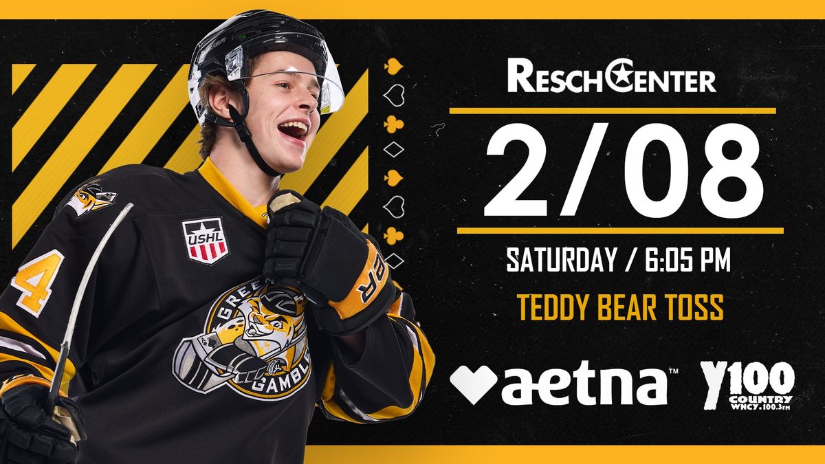 Green Bay Gamblers vs Chicago Steel - Teddy Bear Toss