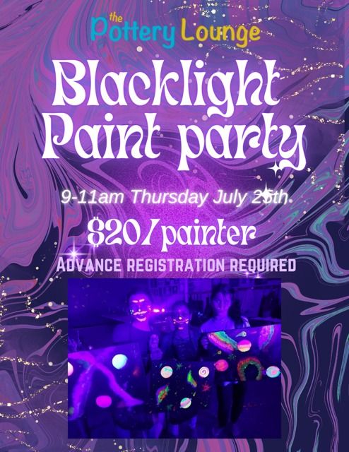 Summer Camp: Blacklight GLOW Party!