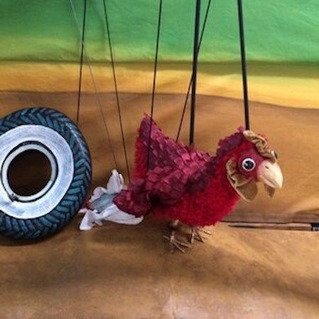 The Little Red Hen\u2019s Garden Puppet Show