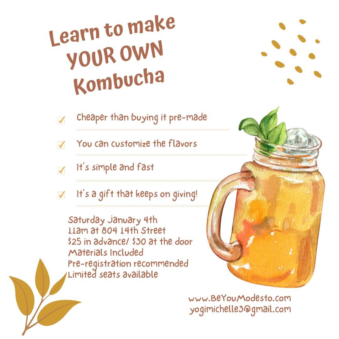 Learn to Make Your Own Kombucha!