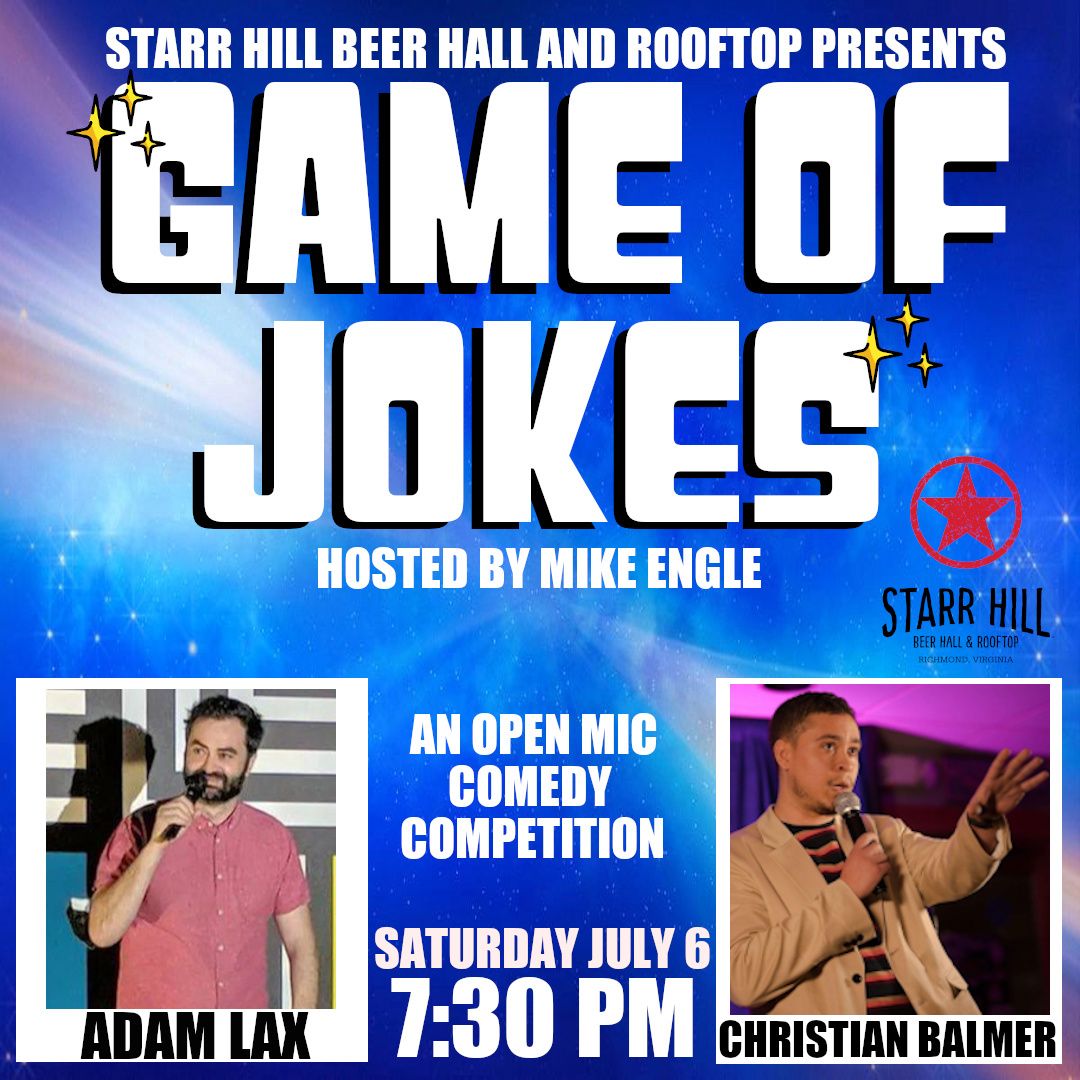 Game of Jokes, An Open Mic Comedy Competition at Starr Hill Beer Hall