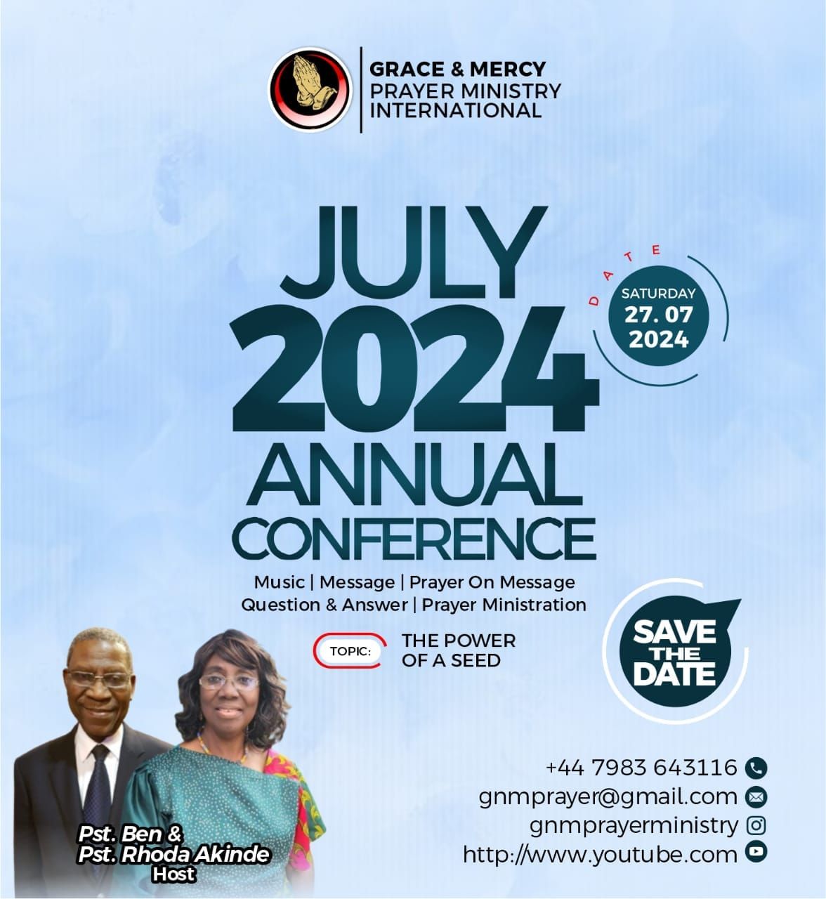 Grace and Mercy Prayer Ministry International Annual Conference