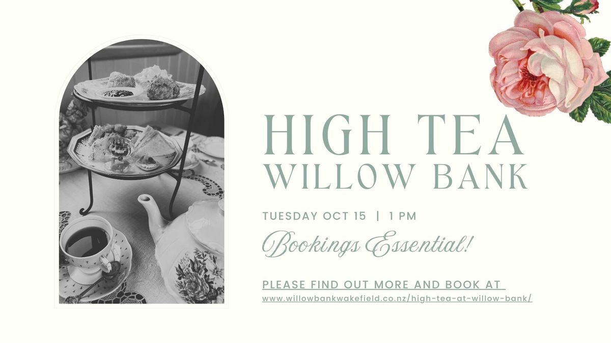 High Tea at Willow Bank