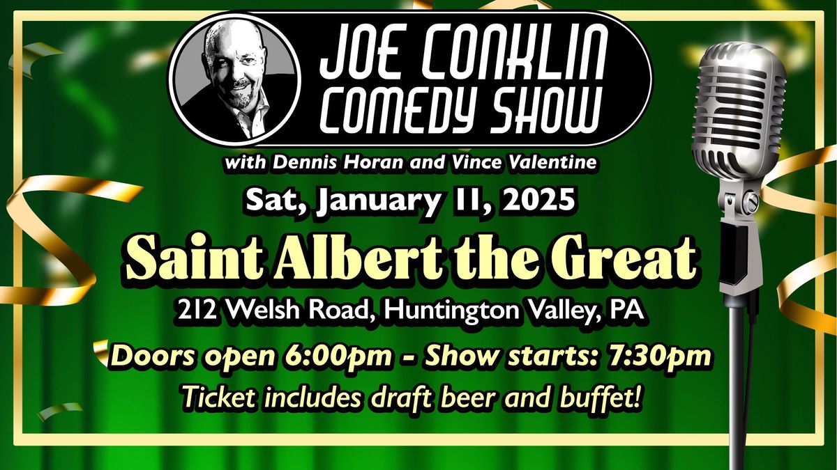 Joe Conklin Comedy Show at St. Albert - Huntingdon Valley, PA