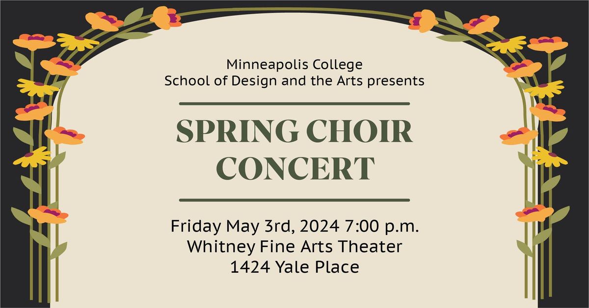 Minneapolis College Choir Spring Concert