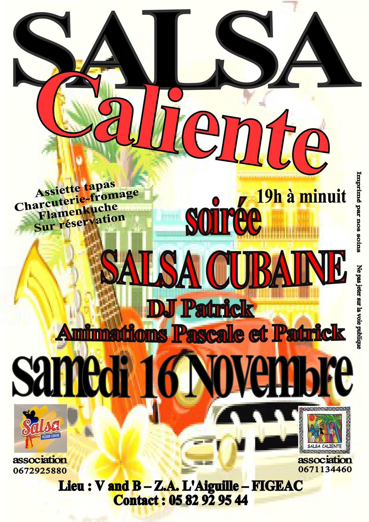 SOIREE SALSA CALIENTE Y MAS !!!\ud83d\ude0a