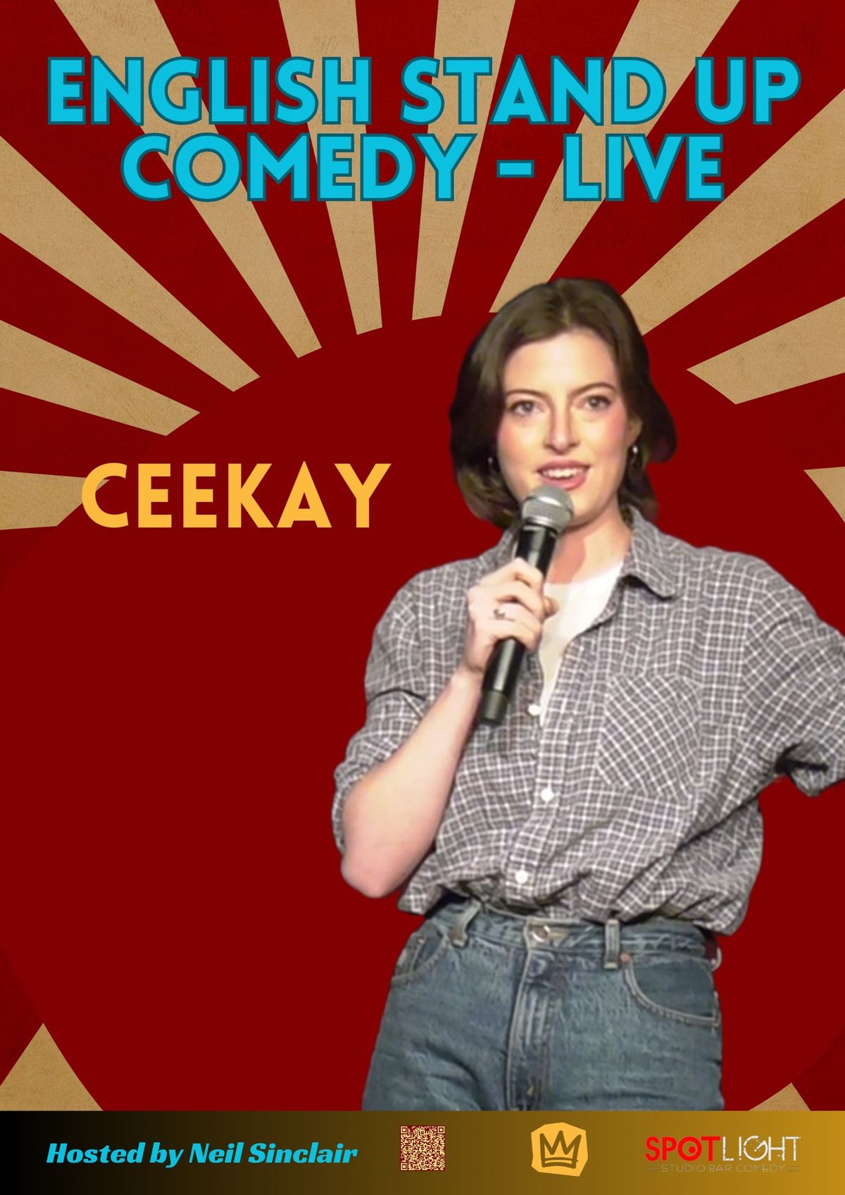 English Stand Up Comedy Lille - 27th June - Ceekay!