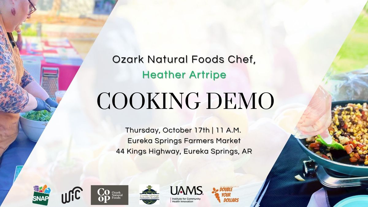 FREE Cooking Demo at the Farmers Market