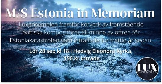 M\/S Estonia in Memoriam - L\u00f6r 28 sep