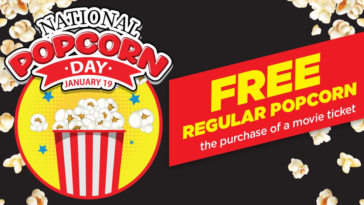 National Popcorn Day at Ak-Chin Circle \ud83c\udf7f