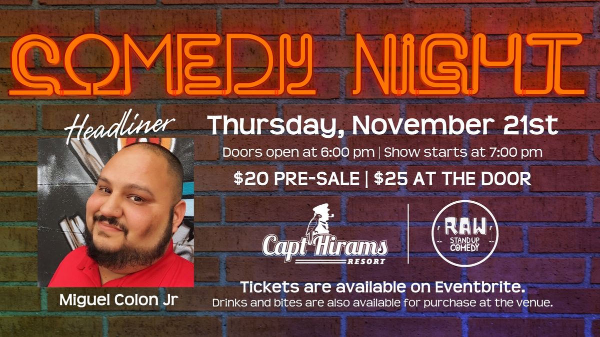 Comedy Night at Capt Hiram Resort