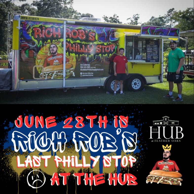 RICH ROB'S LAST PHILLY STOP @ THE HUB! \ud83e\udd69\ud83e\uddc0\ud83e\uddc5\ud83e\uded1\ud83e\udd56