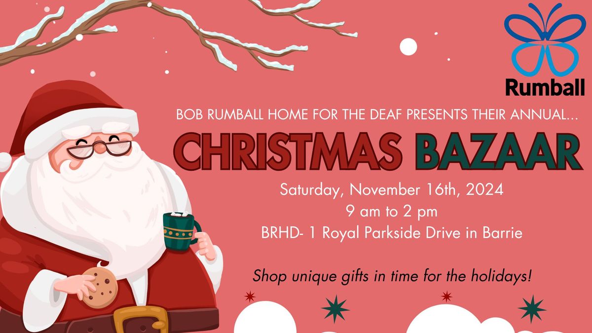 Christmas Bazaar at BRHD