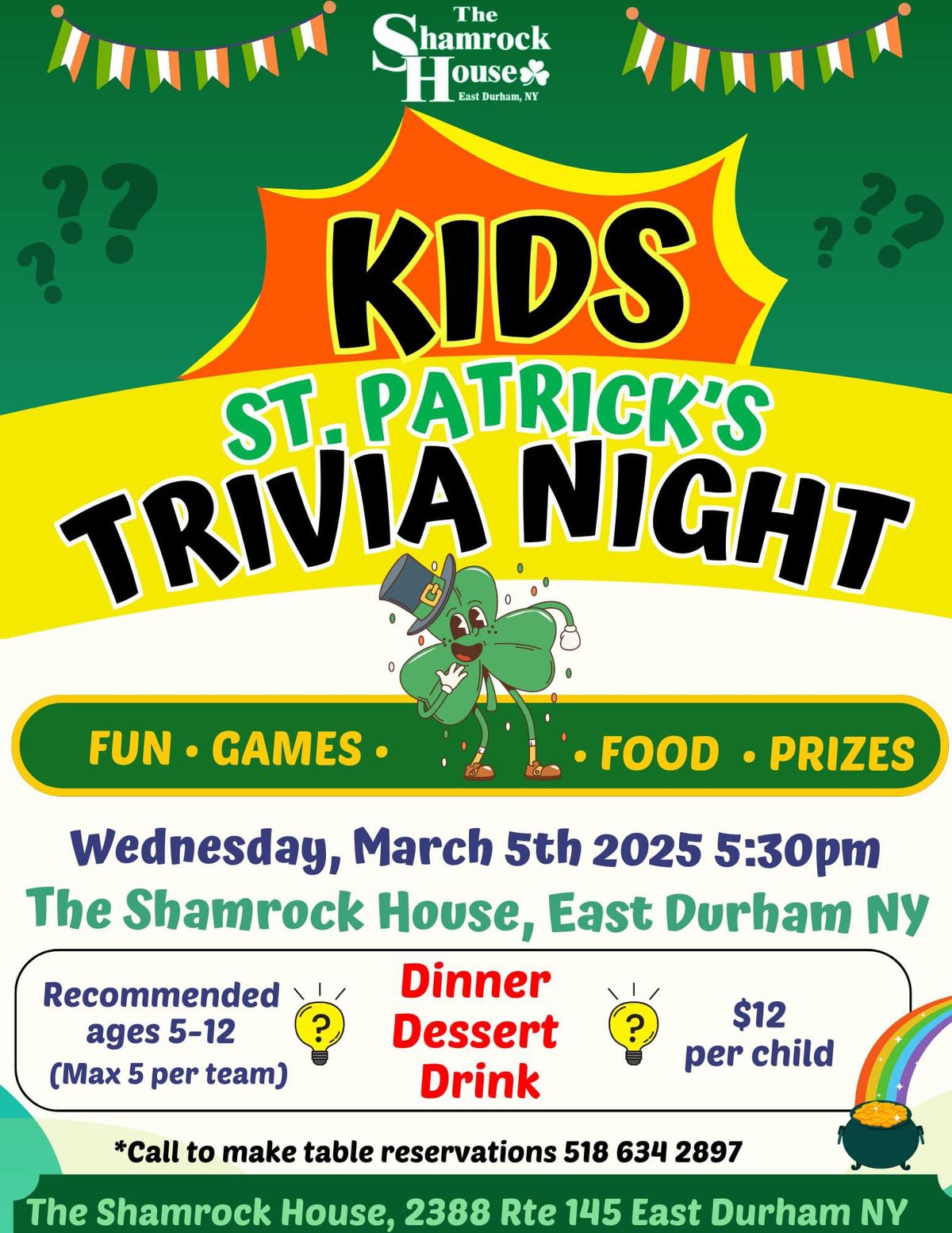 KIDS TRIVIA NIGHT