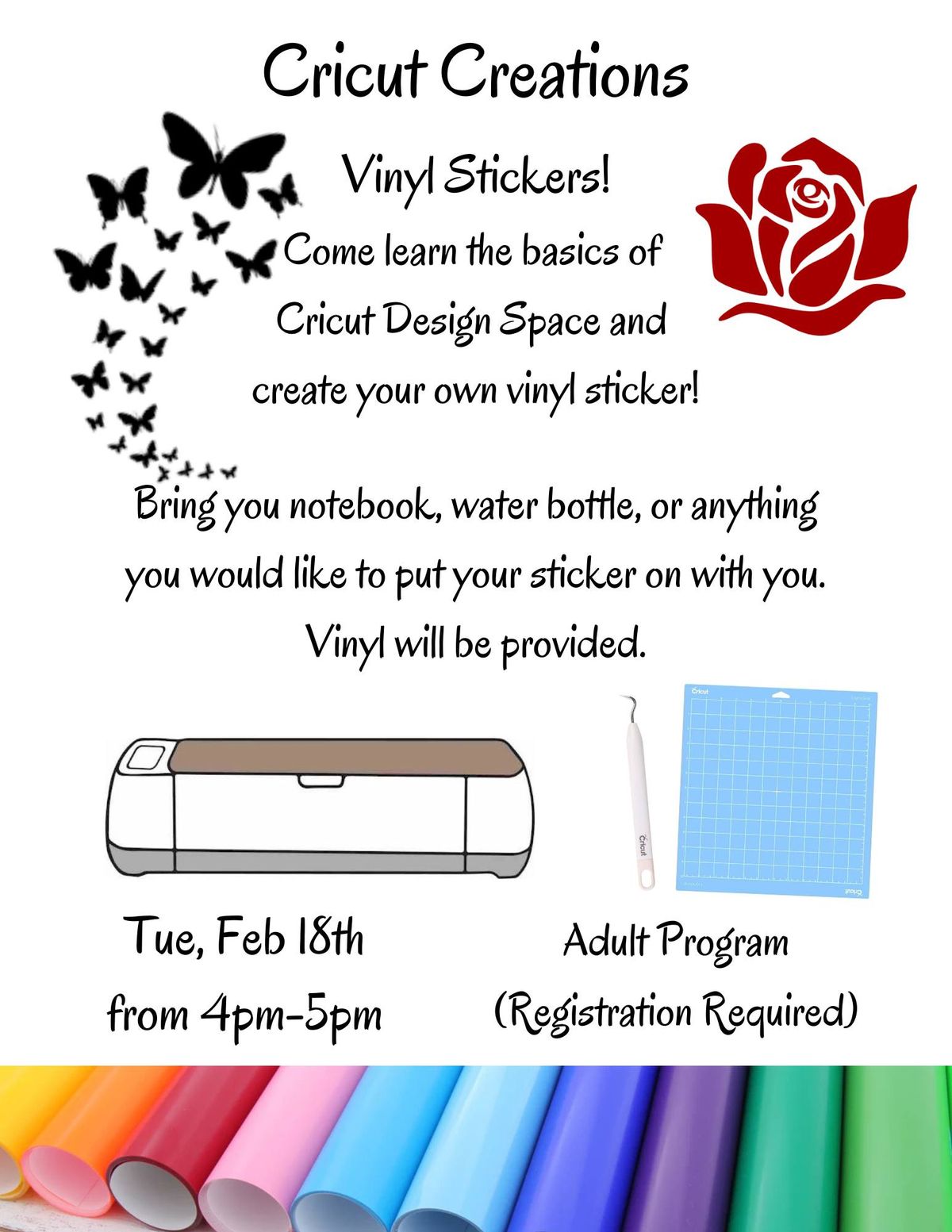 Cricut Creations: Vinyl Stickers! 