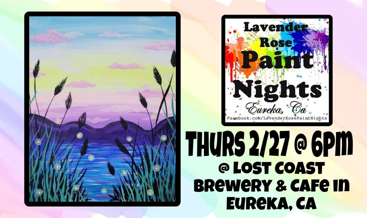 Twilight Lagoon Paint Night at Lost Coast Brewery & Cafe