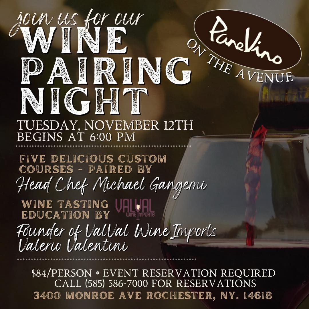 Wine Pairing Night at Pane Vino on The Avenue\ud83c\udf77\ud83c\udf7d\ufe0f