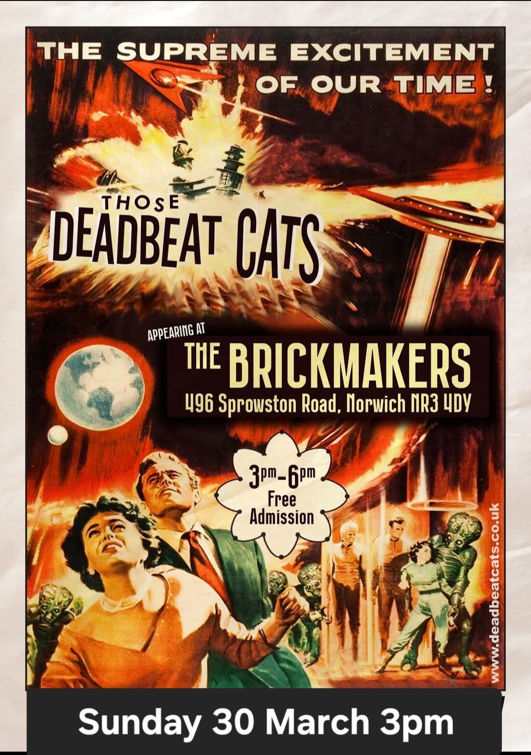 Those Deadbeat Cats at the Brickmakers 