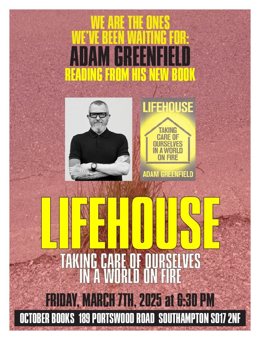 Lifehouse - conversation with Adam Greenfield